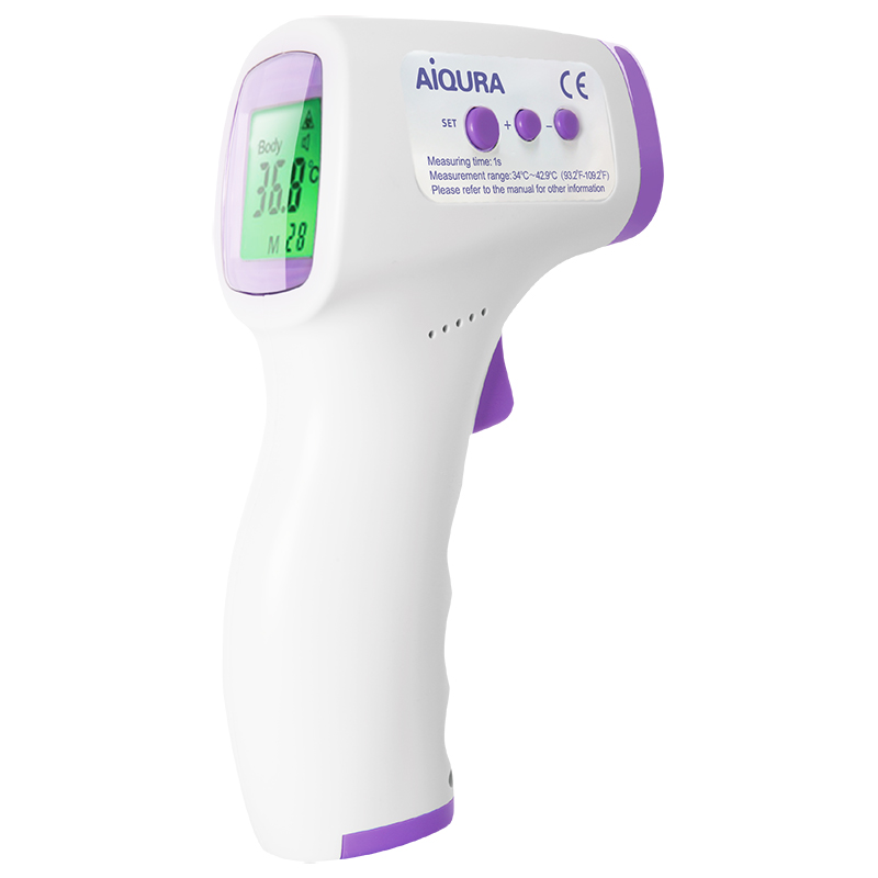 Febbre clinica clinica approvata CE Testa della famiglia senza contatto Temperatura Fronte Termometro digitale a infrarossi digitale