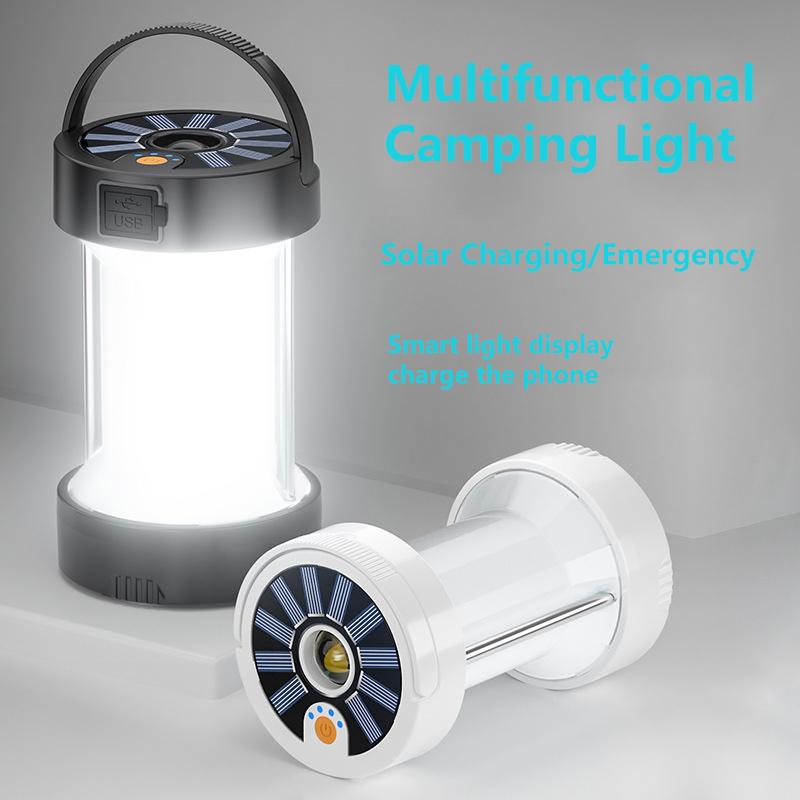Luci di emergenza in campeggio a LED esterno Lampada ricaricabile solare